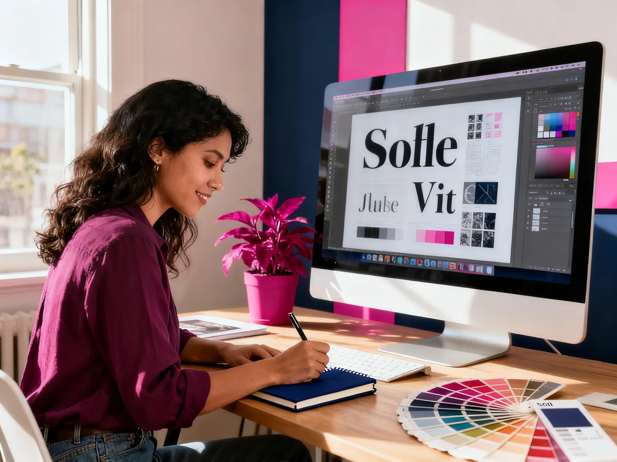 Illustration article : Guide typographique Canva : choisir les bonnes polices pour un design pro